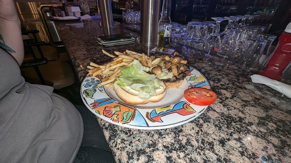 Mushroom and Swiss Burger