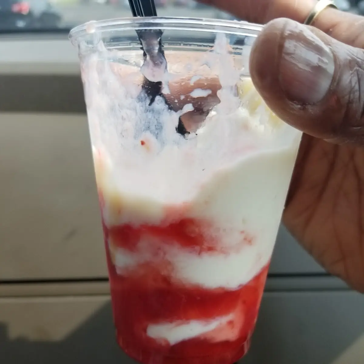 Strawberry Cheesecake Milkshakes