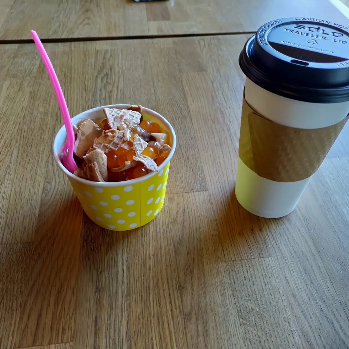 Frozen Yogurt and Coffee