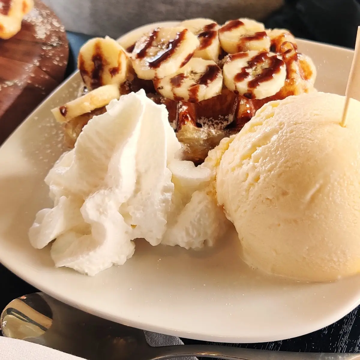 Choco Banana Croffle