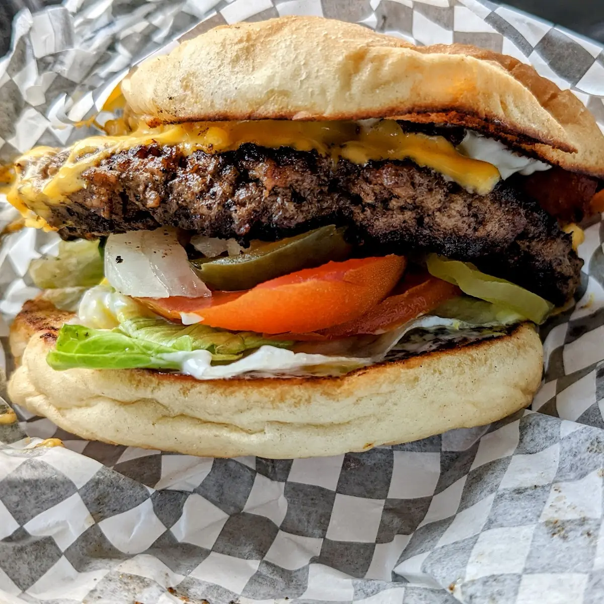 Large Bacon Cheeseburger