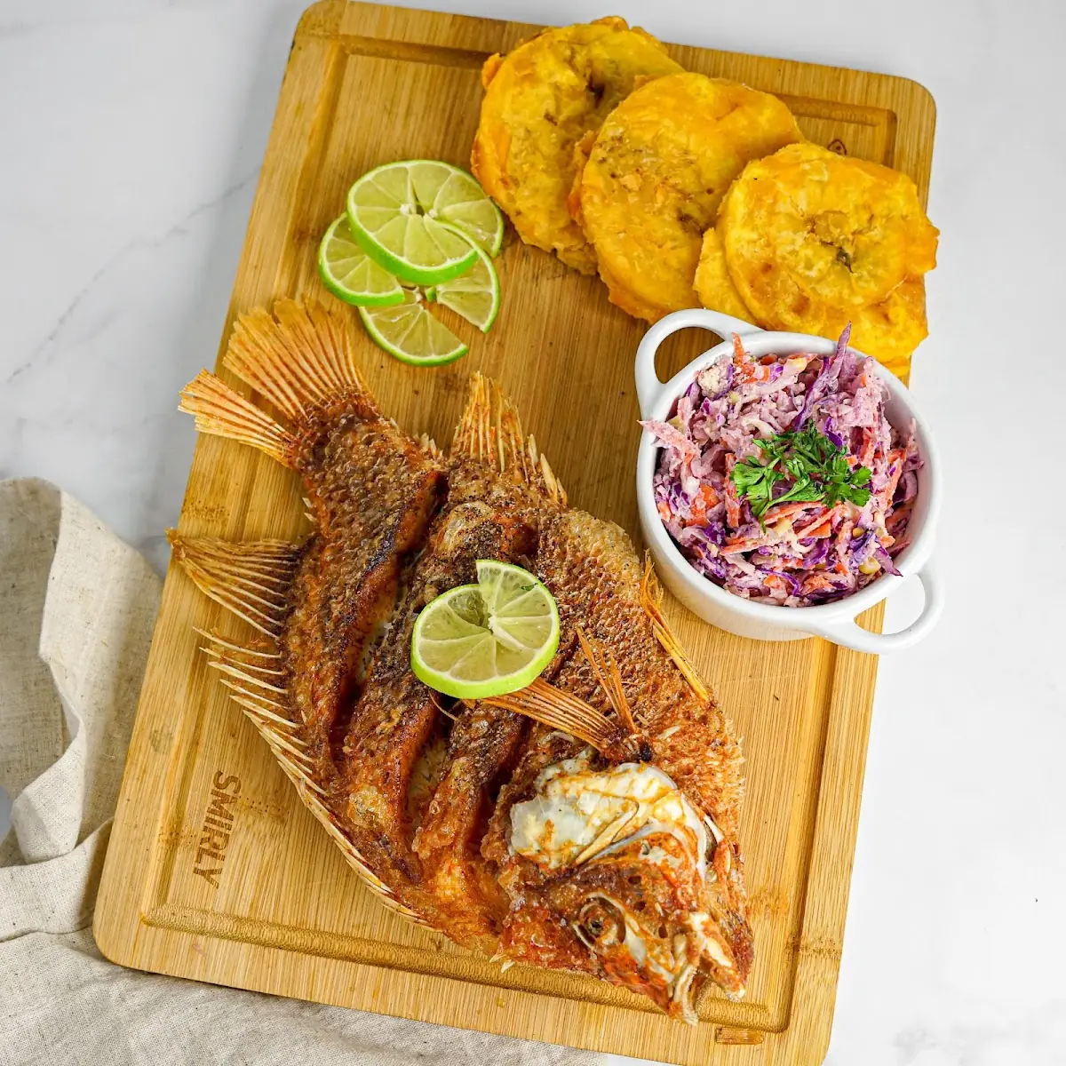 Pescado Frito Mojarra Fried Fish