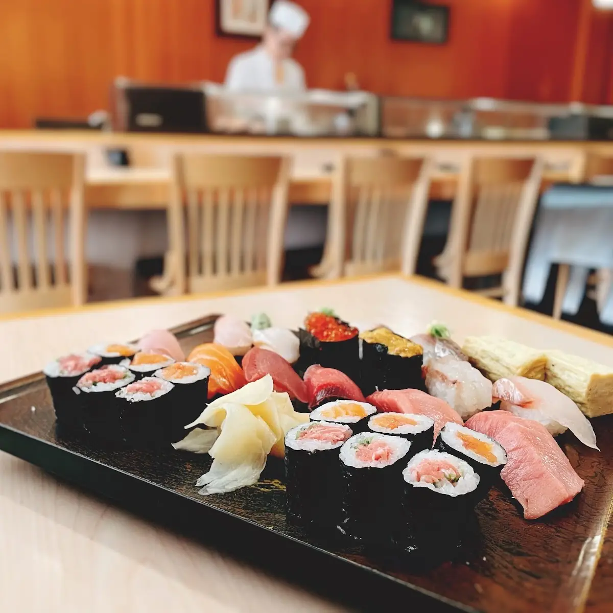 Assorted Sushi and Sashimi Platter