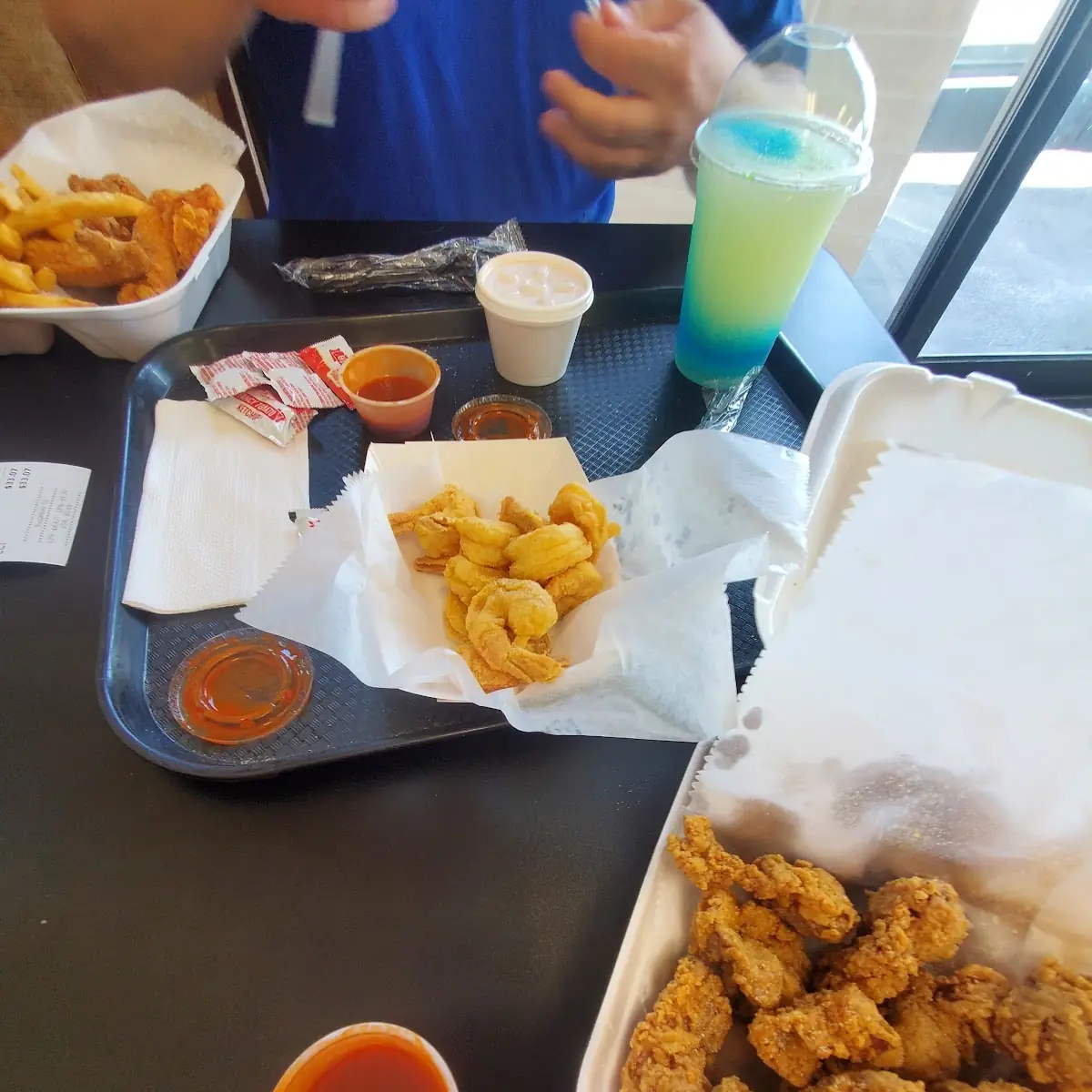 Fried Shrimp Fried Gizzards