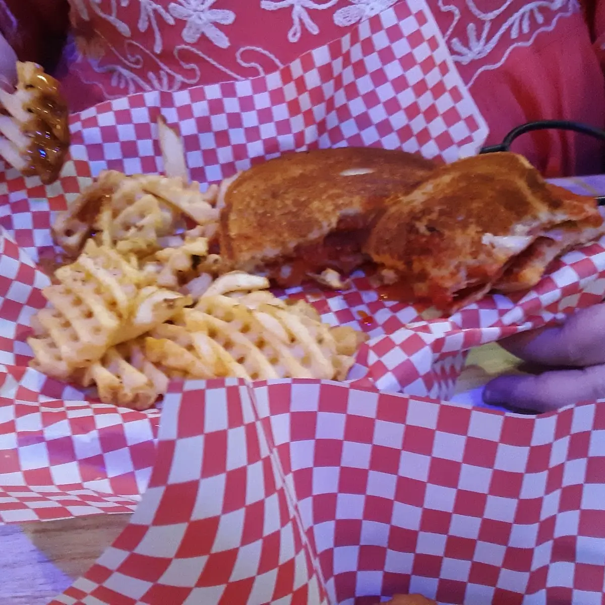 Cowabunga with Waffle Fries
