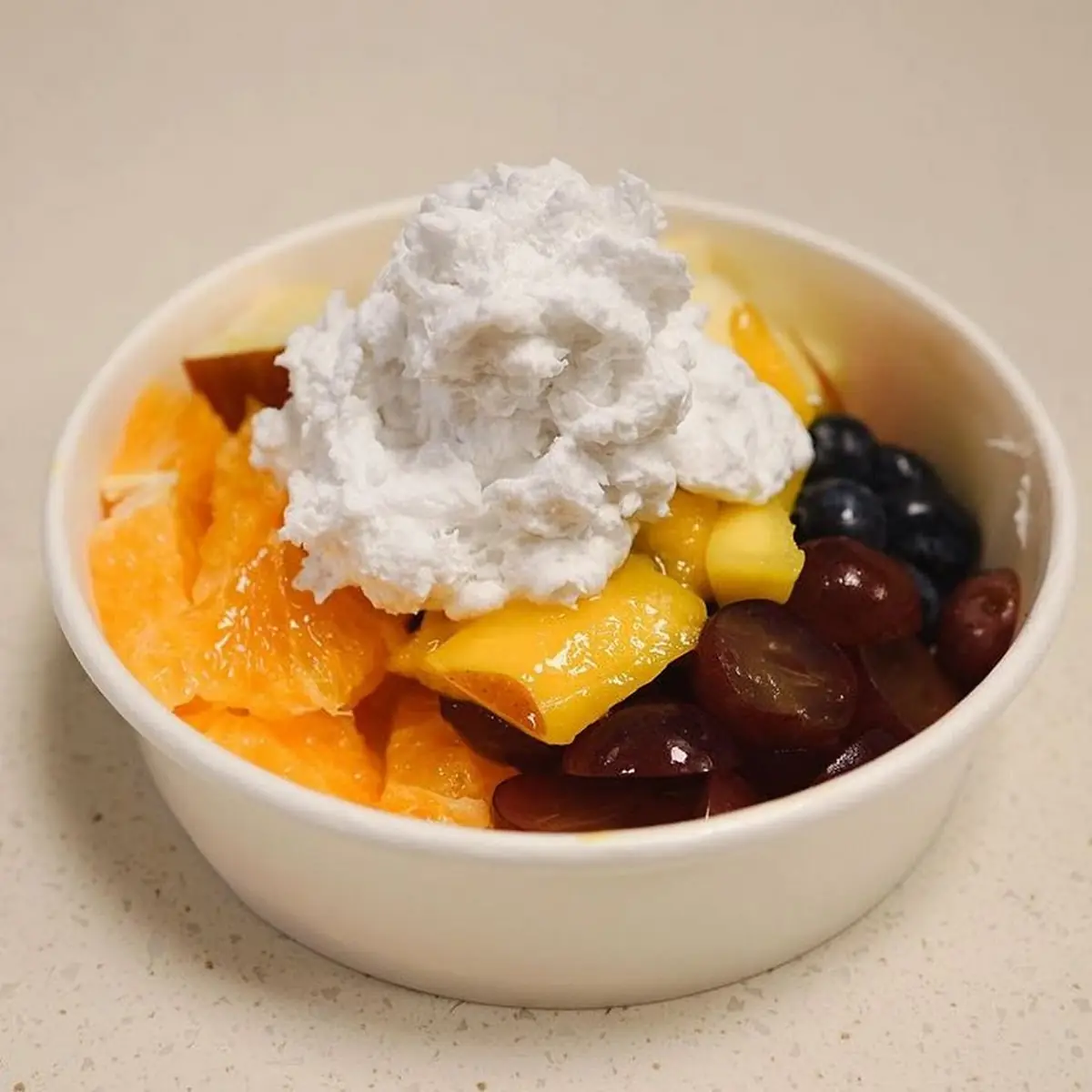 Fruit Bowl with Coconut Cream