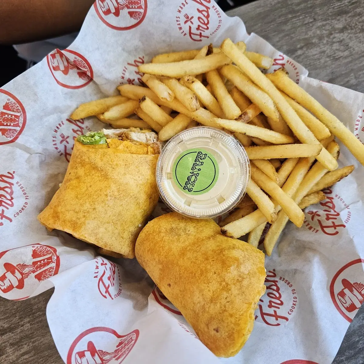 Chicken Wrap Combo