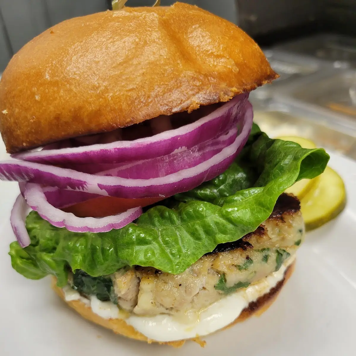 Spanakopita Burger