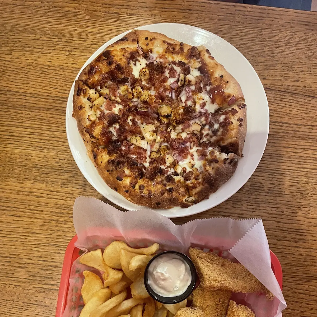 BBQ Chicken Ranch Pizza