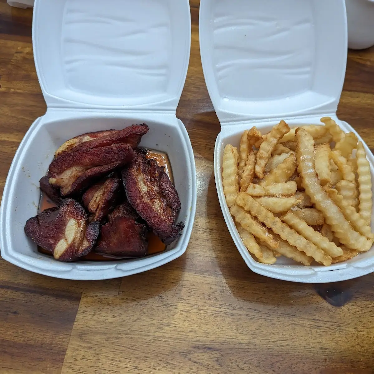 Rib Tips and Fries