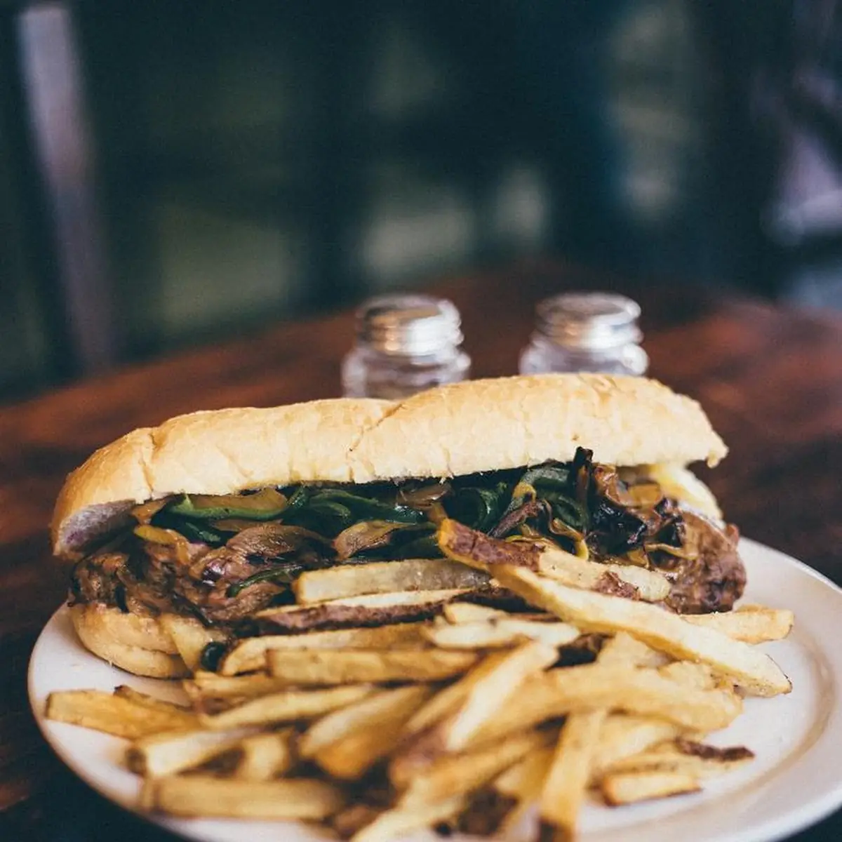 Brisket Cheese Steak Sandwich