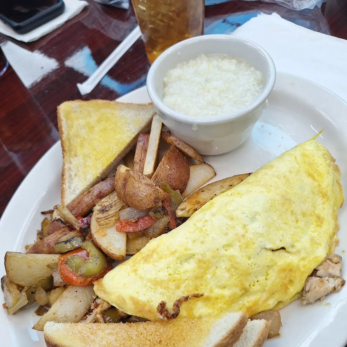 Chicken Fajita Omelette