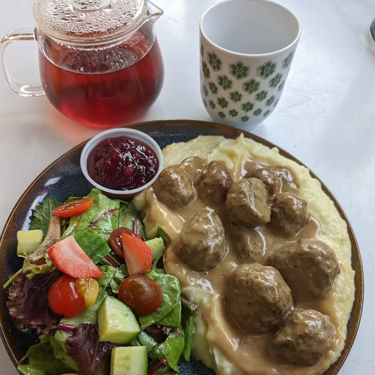 Swedish Meatballs & Mashed Potato