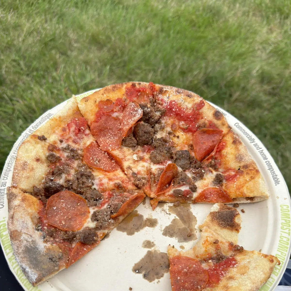 Sausage Pepperoni Pizza