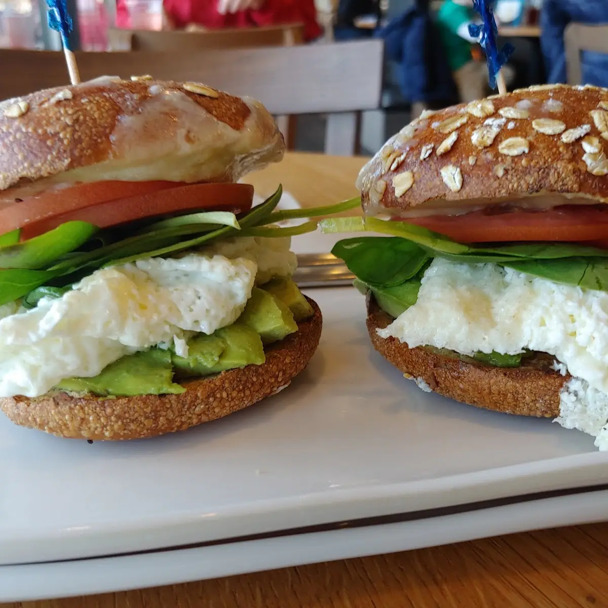 Egg White Avocado Breakfast Sandwich