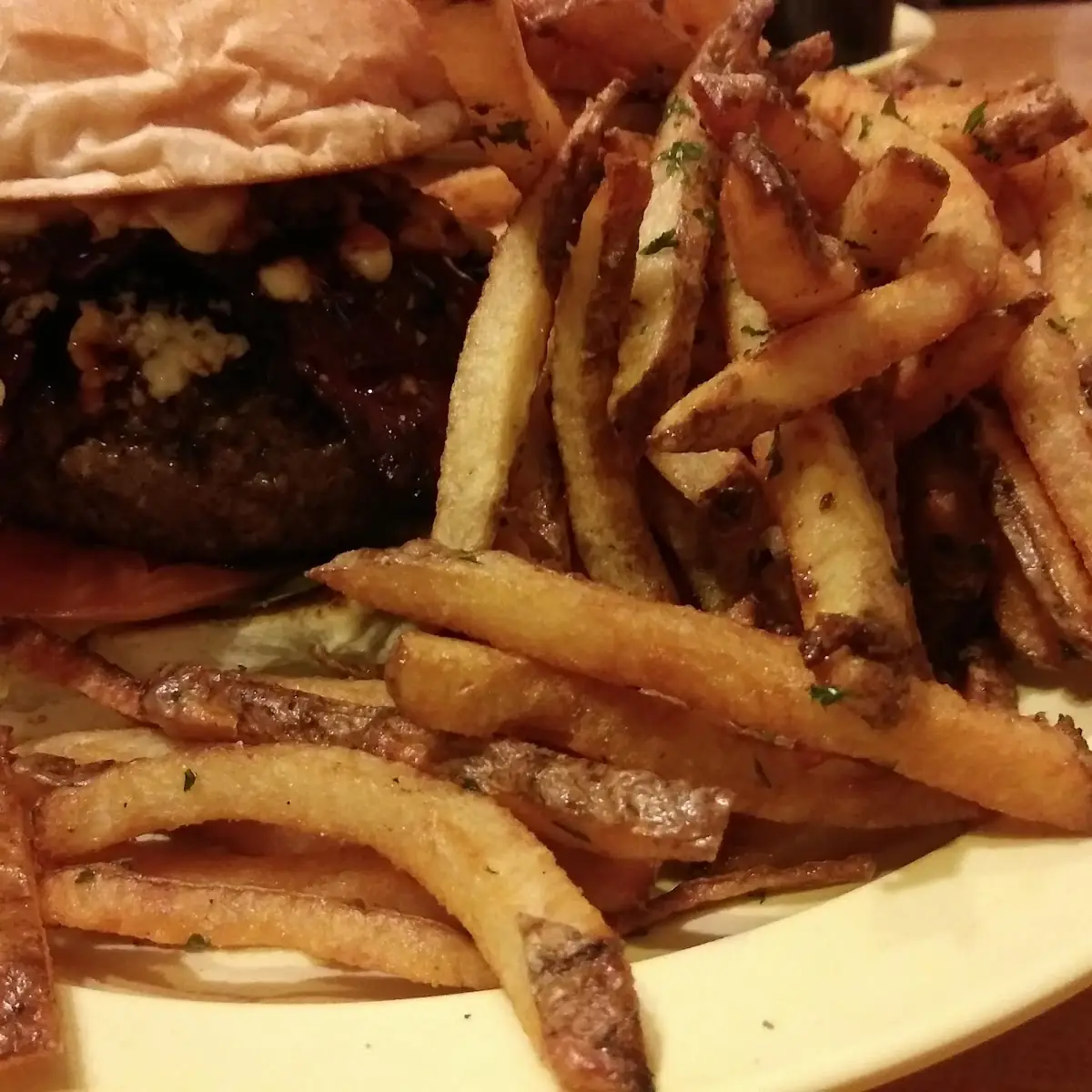 Blue Cheese Stuffed Bacon Cheeseburger