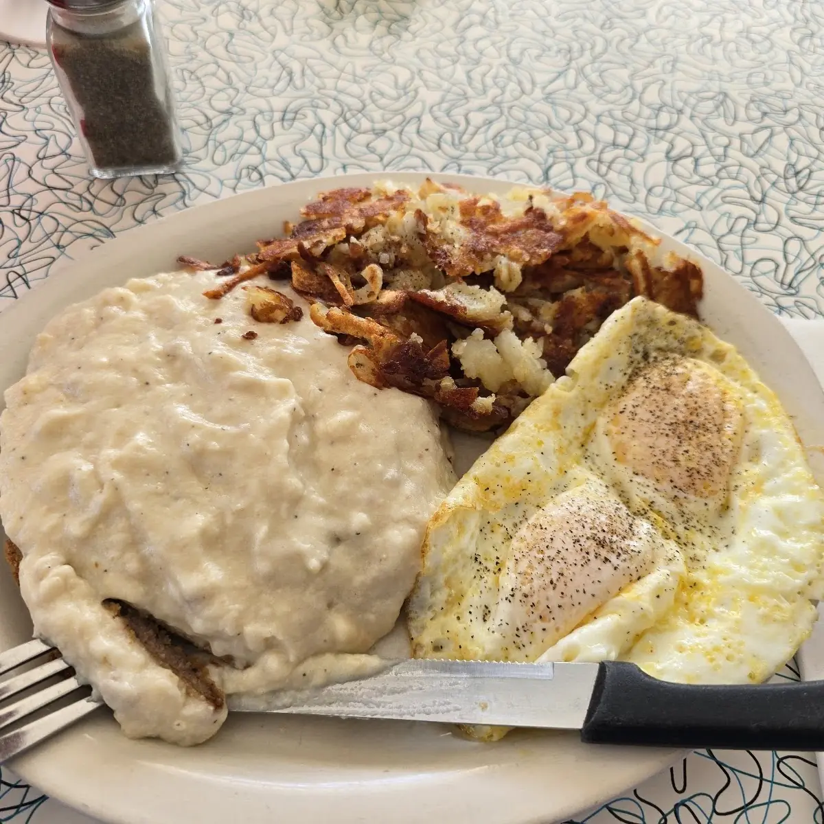Chicken Fried Steak N’Eggs