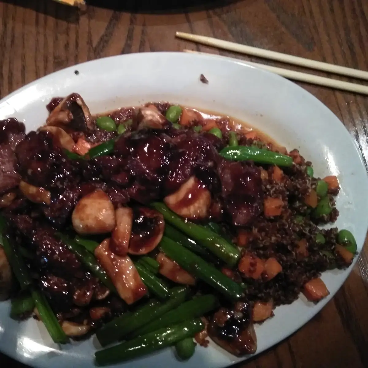 Mongolian Beef with Quinoa