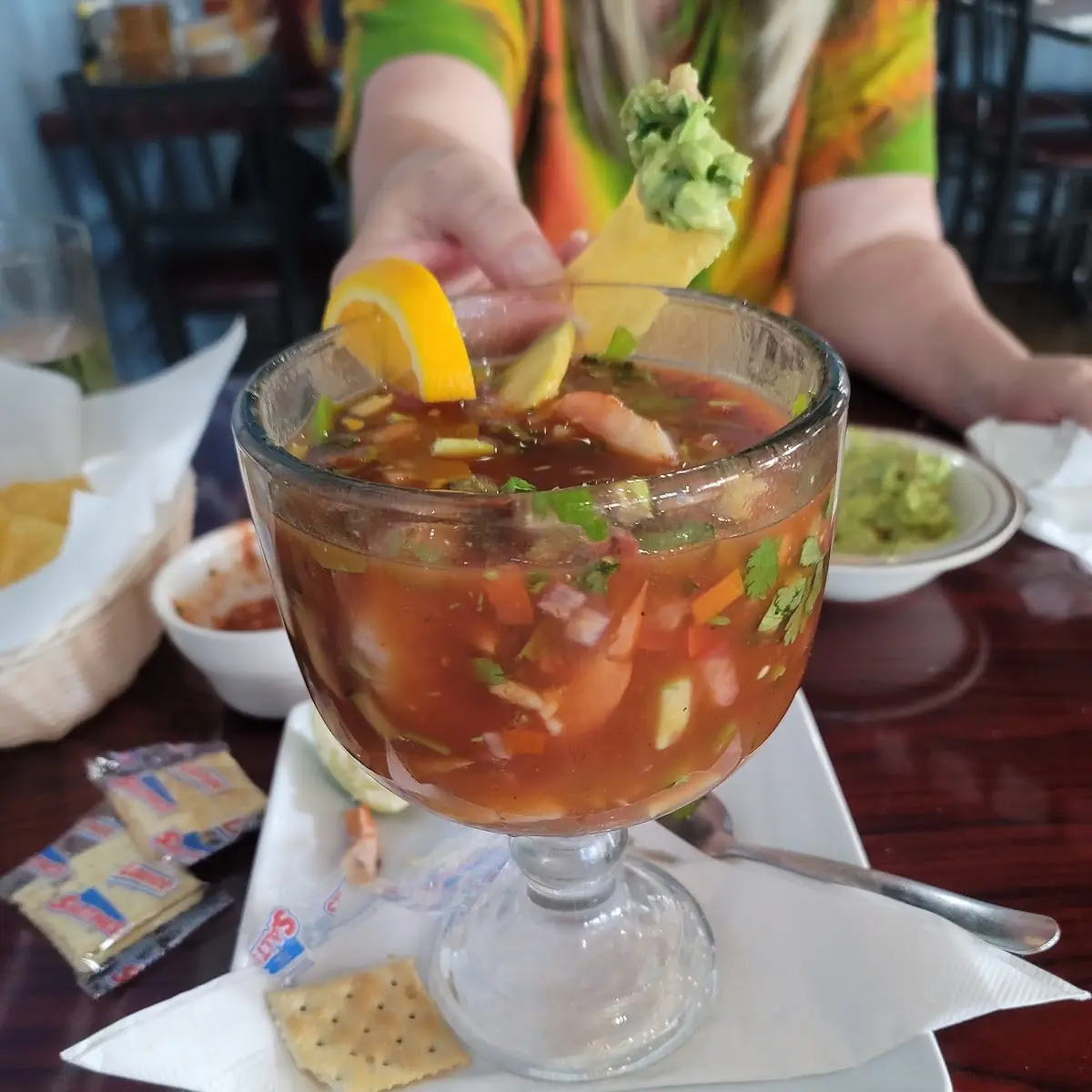 Shrimp Cocktail and Cold Beer