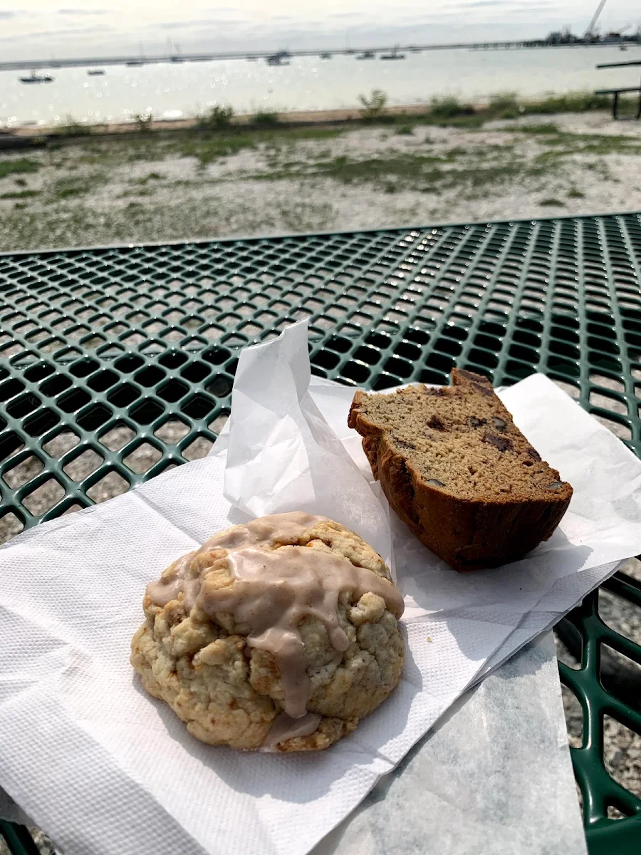 Cinnamon Scone and Banana Bread
