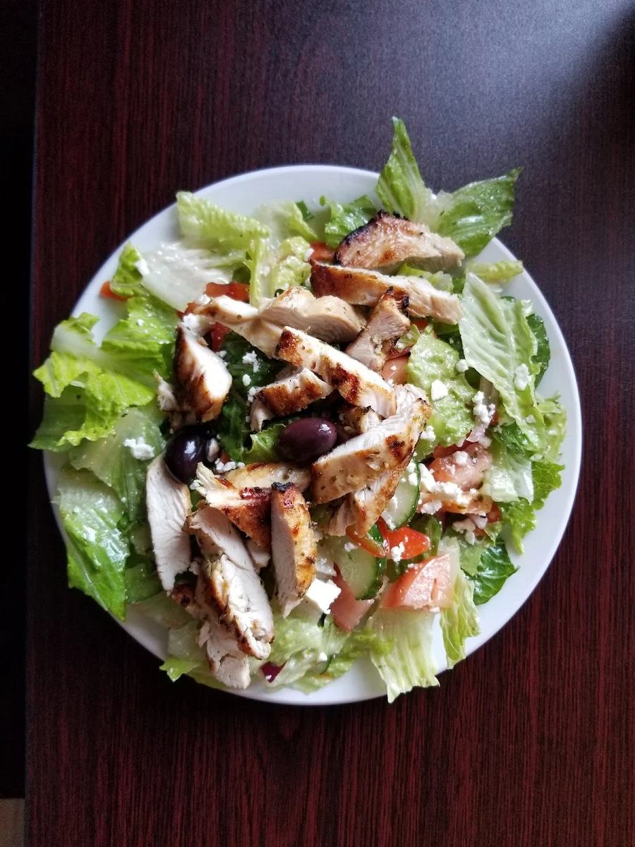 Caesar Wrap Grilled Chicken Breast & Caesar Salad