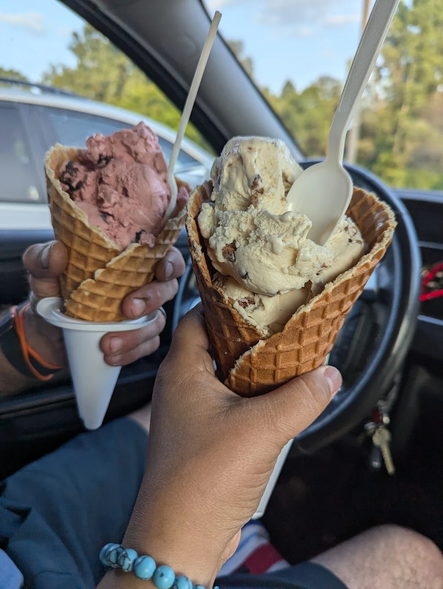 Butter Pecan and Cherry