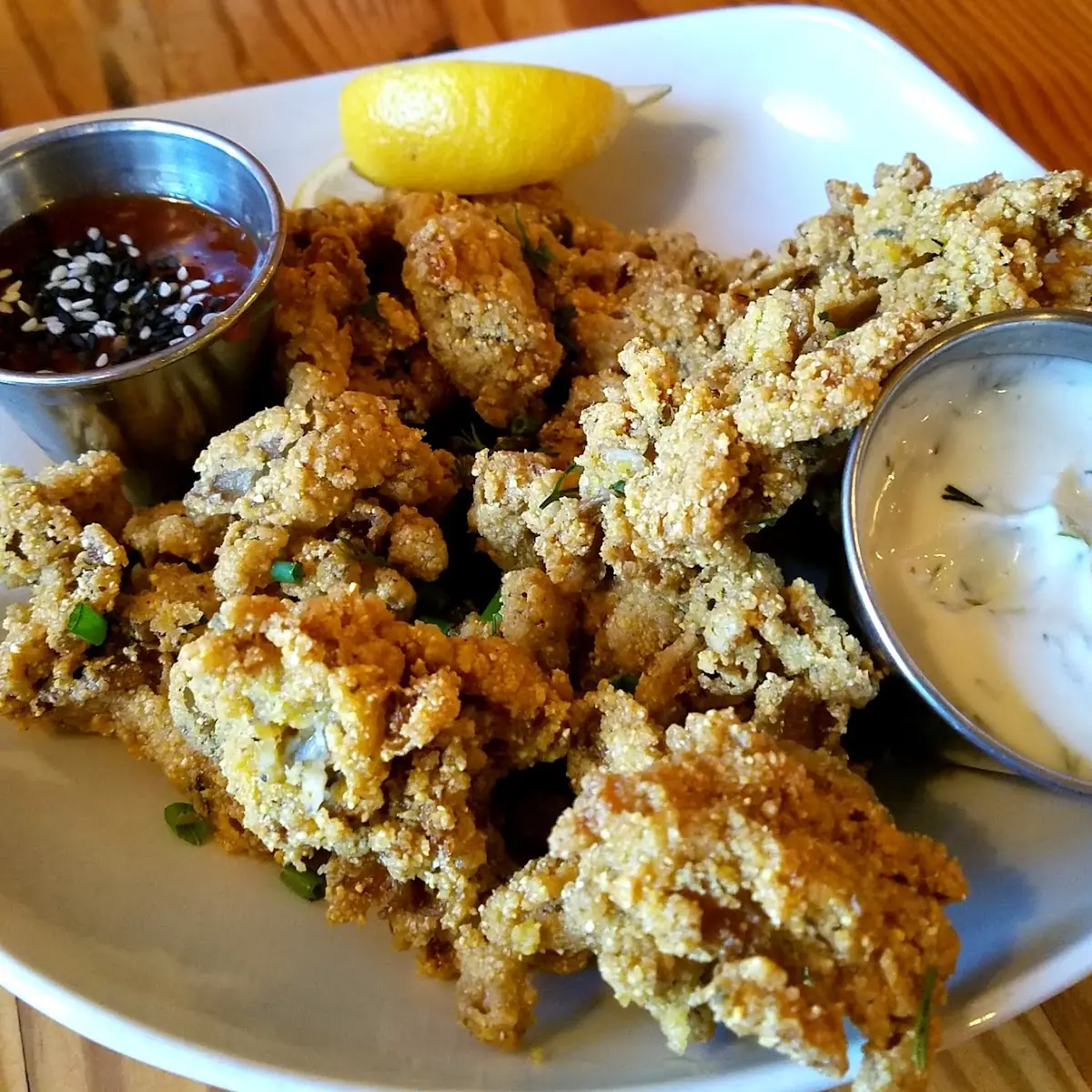 Cornmeal-Fried Mushrooms