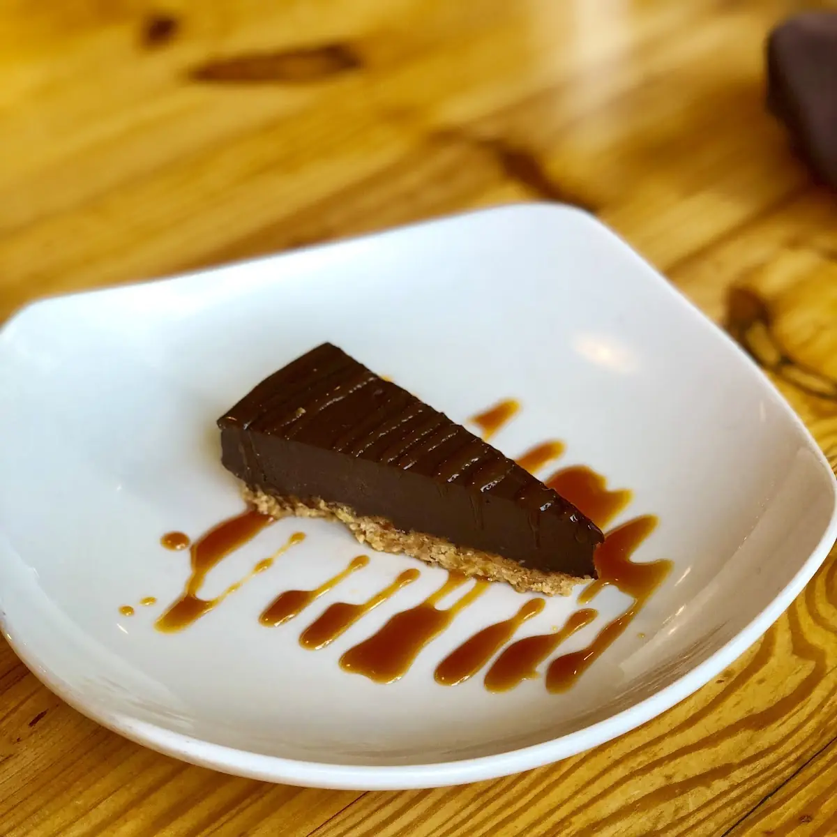 Ganache Truffle Pie with Salted Caramel