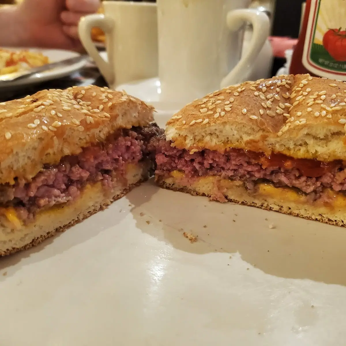 Rare Cheese Burger