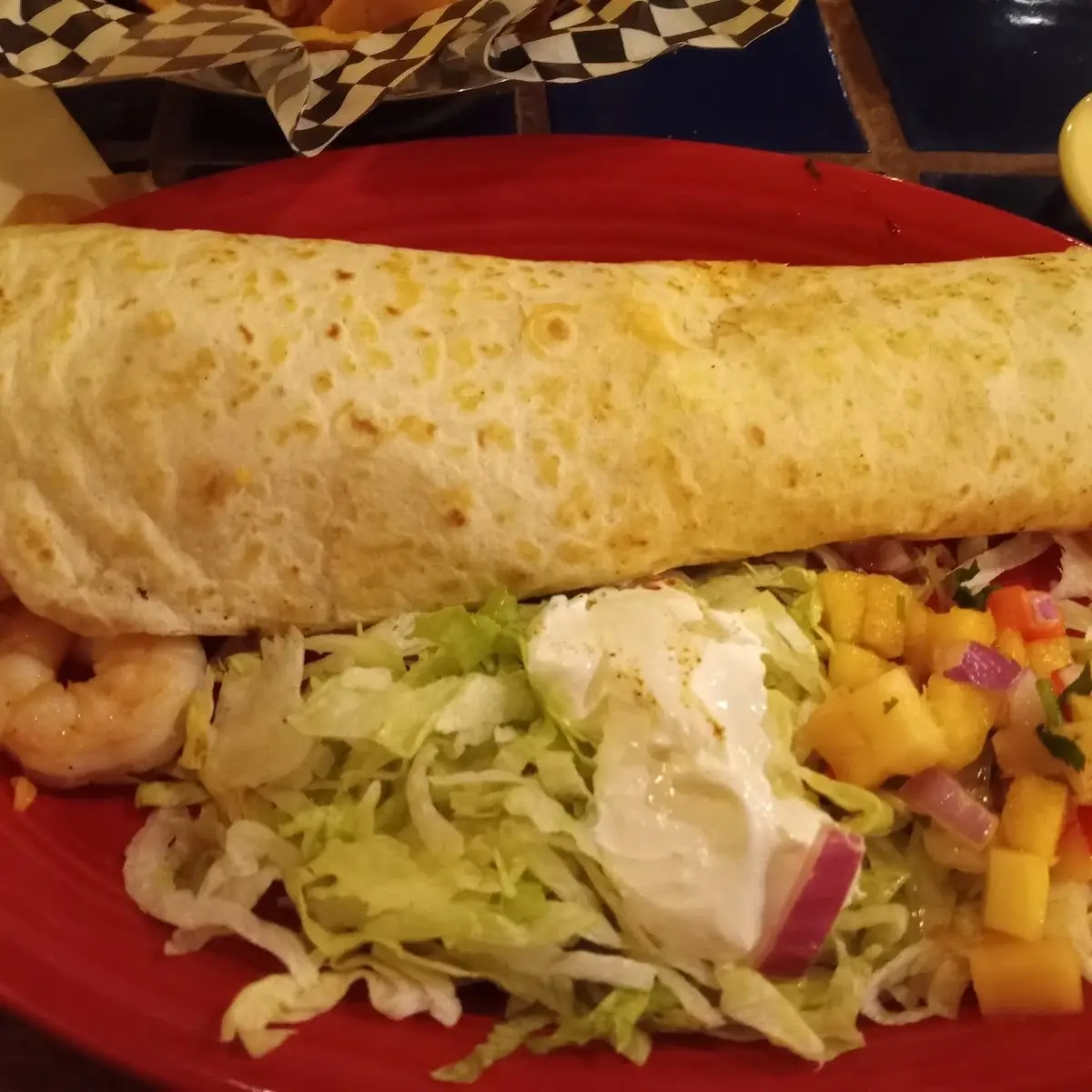 Grilled Shrimp Burrito