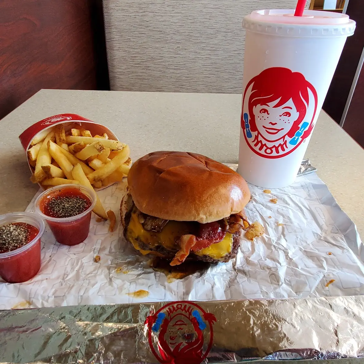 Bourbon Bacon Cheeseburger Combo