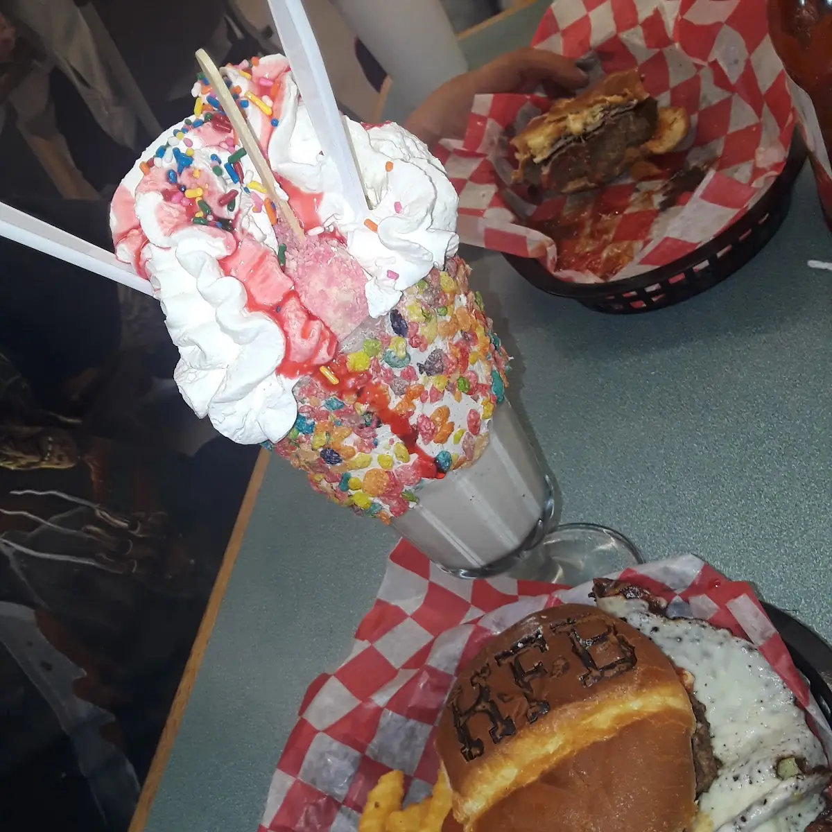 Red Velvet Cake over the Top Milkshake