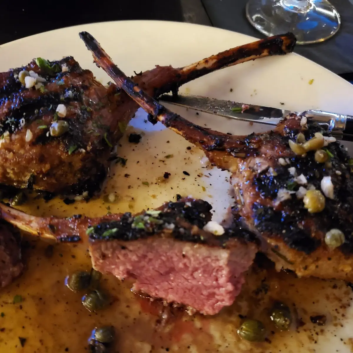 Lamb Chops with Mashed Potatoes