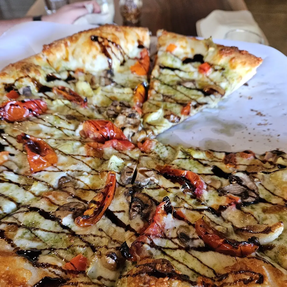 Pesto Veggie Pizza