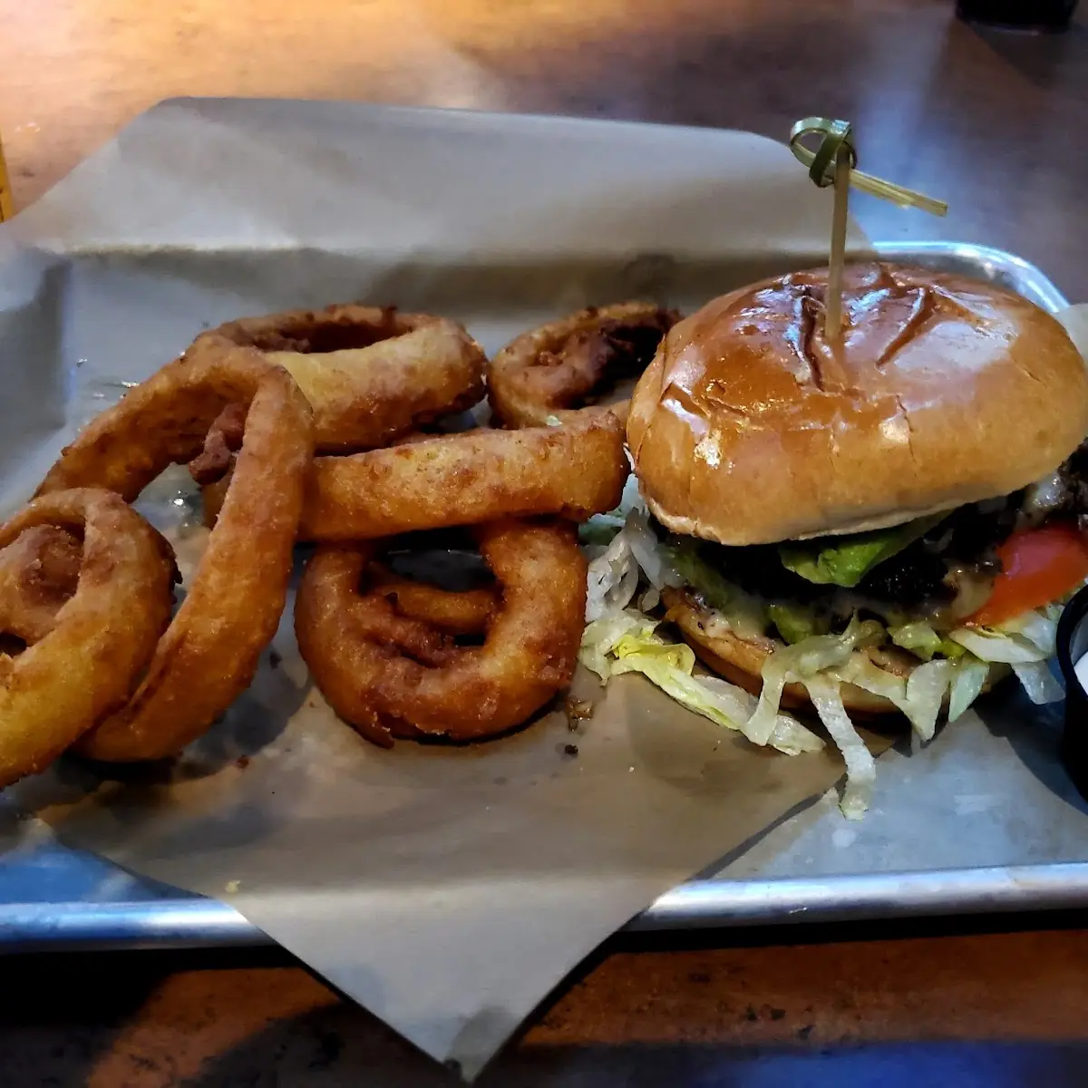 Buffalo Blue Cheese Burger
