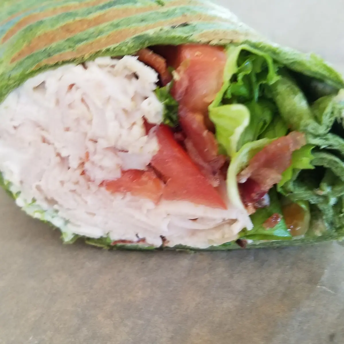 Turkey Bacon Wrap