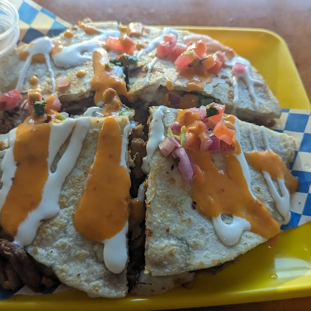 Pollo Asado Quesadilla