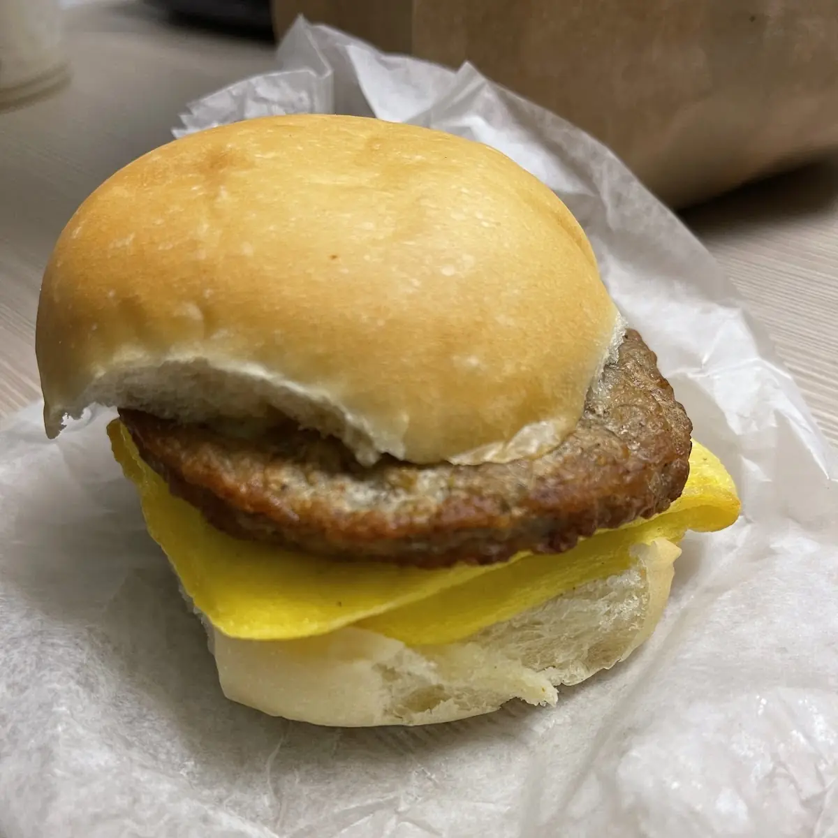 Sausage Egg & Cheese Square