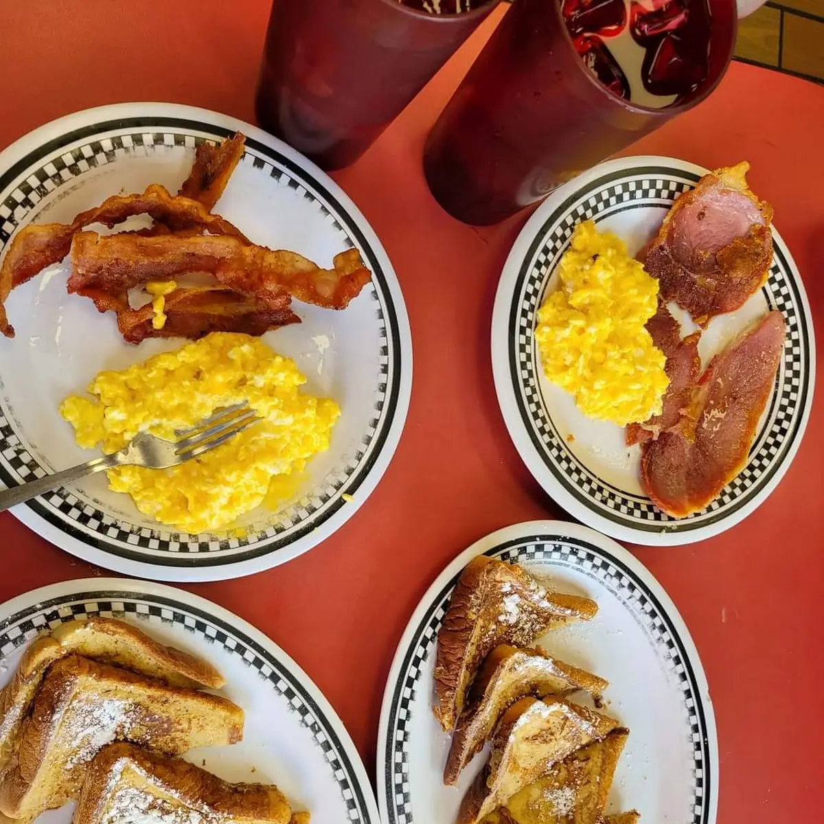 French Toast Two Eggs & Bacon