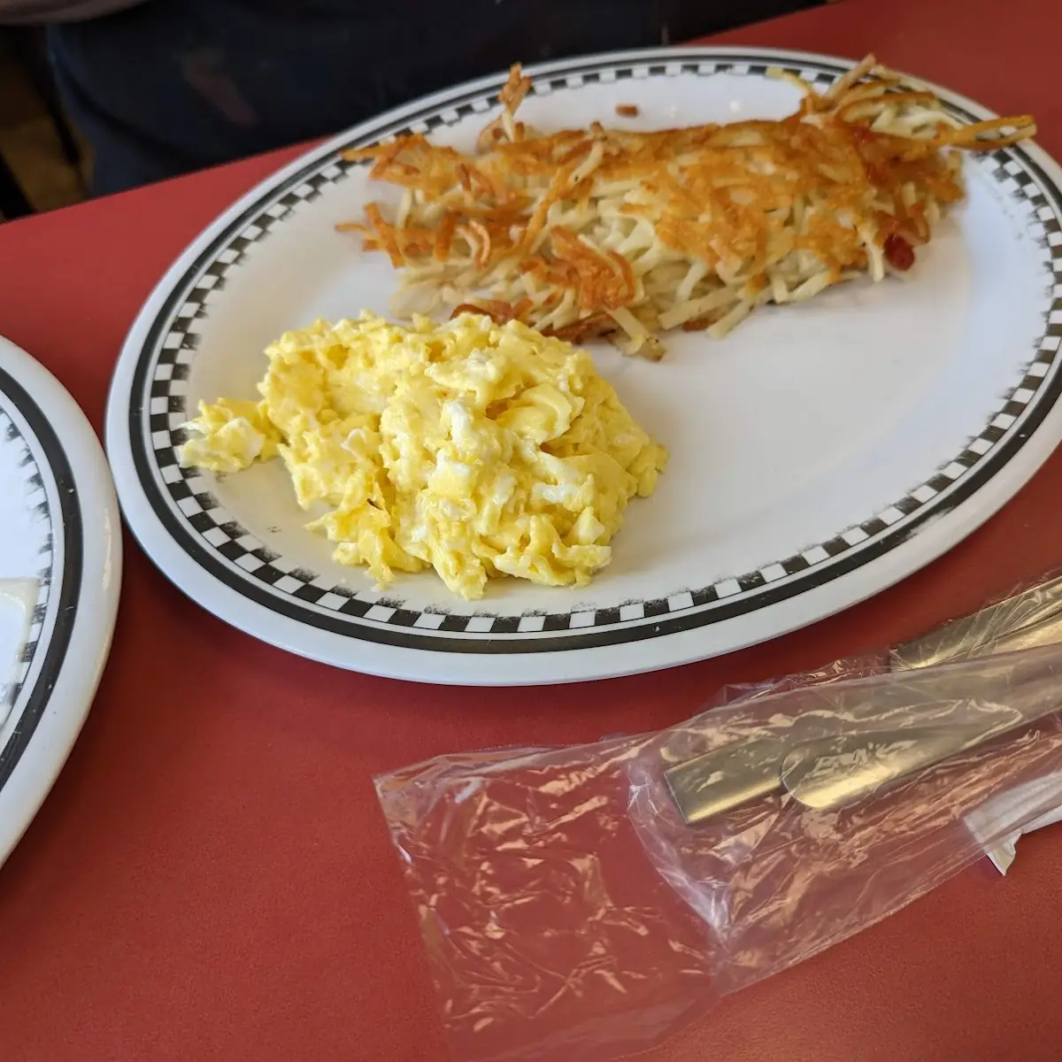 Scrambled Eggs and Hash Browns