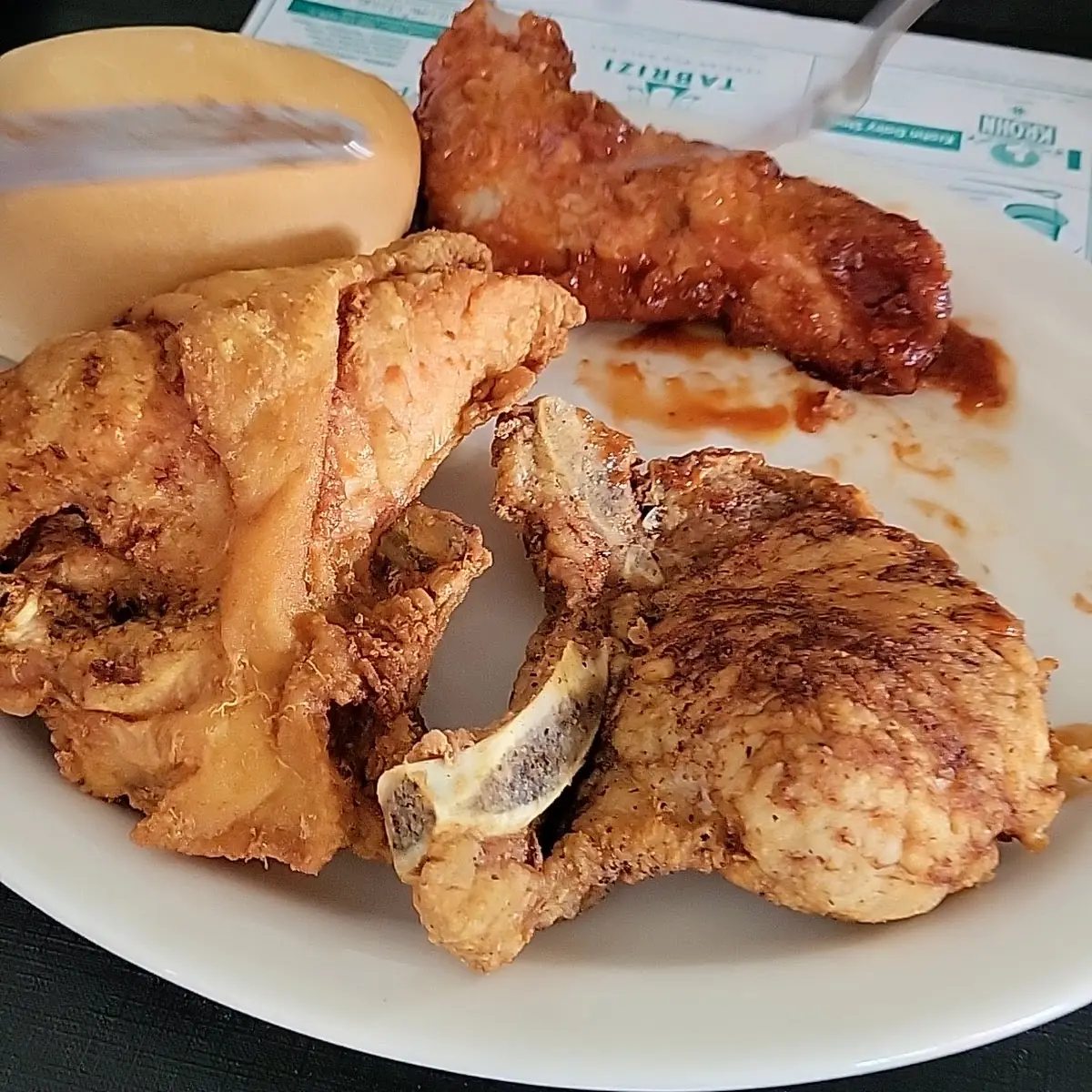 Fried Chicken and Ribs