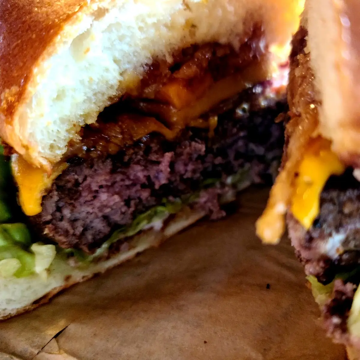 Peach Bourbon BBQ Burger
