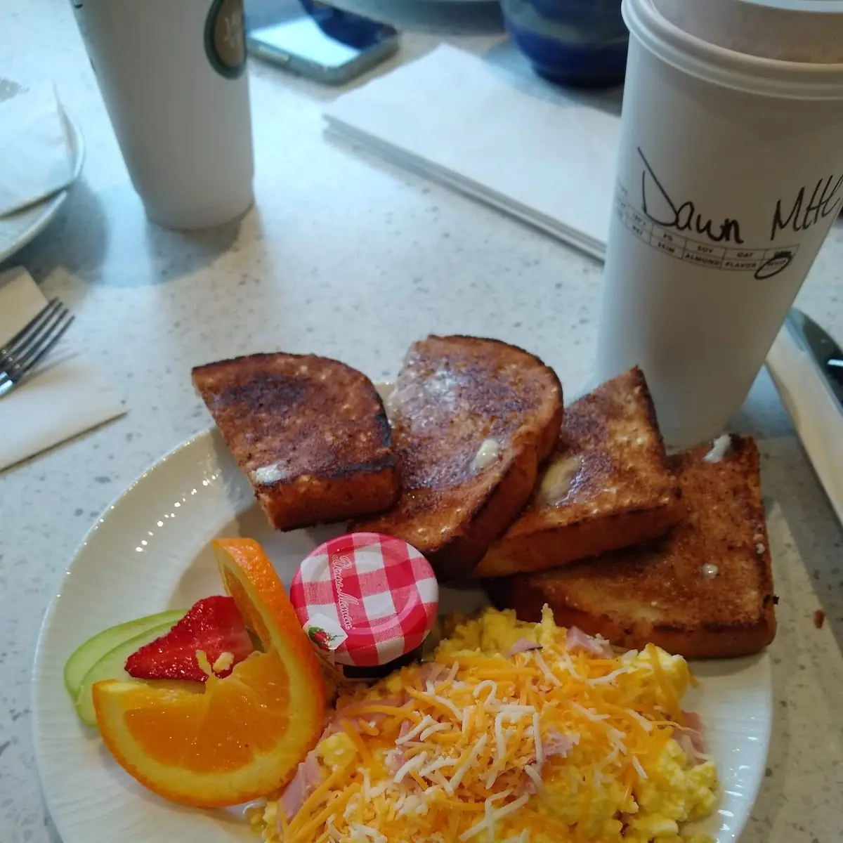 Ham & Cheese Scramble