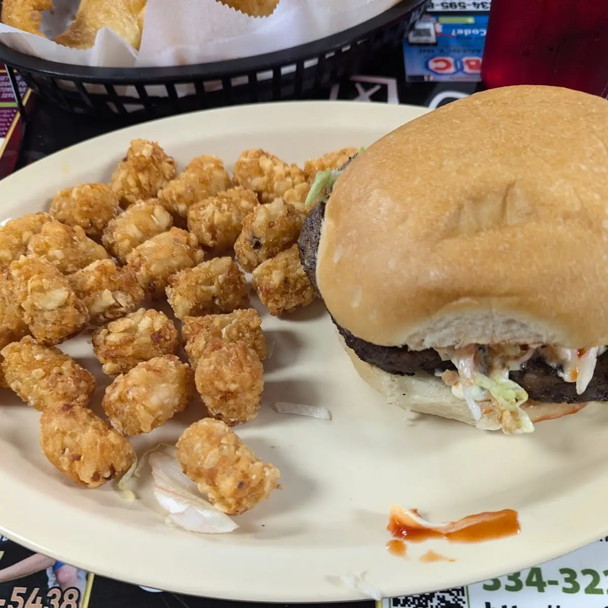 Black and Blue Burger