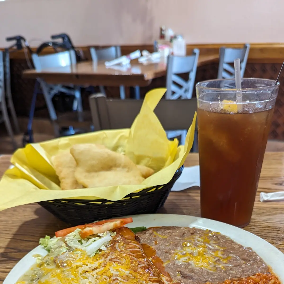 Chile Relleno Plate with Christmas Sauce