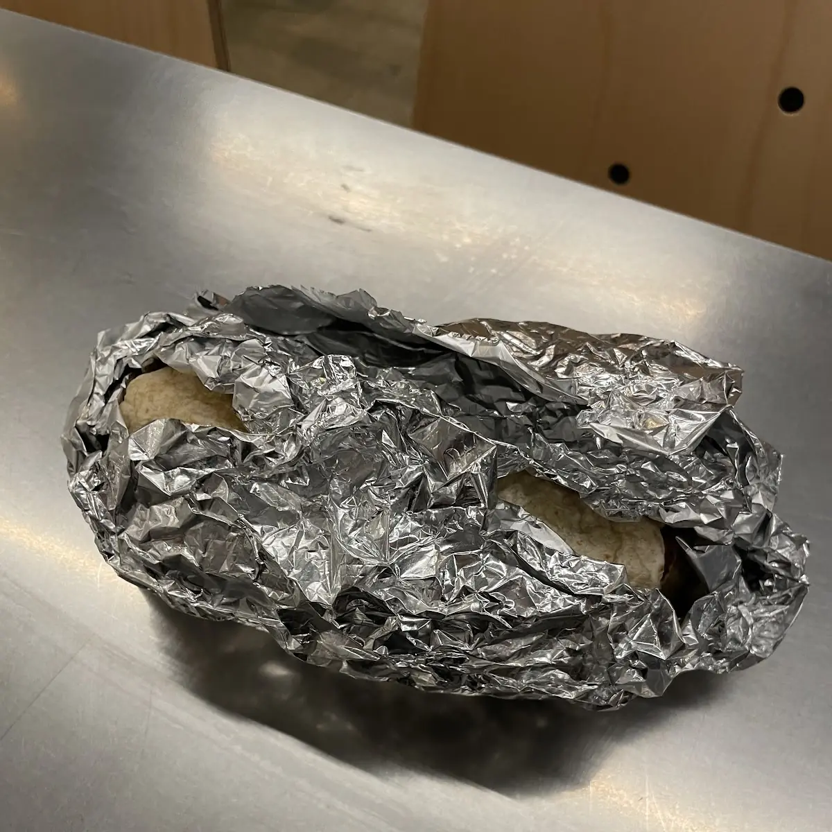 Burrito Wrapped by 4 Year Old