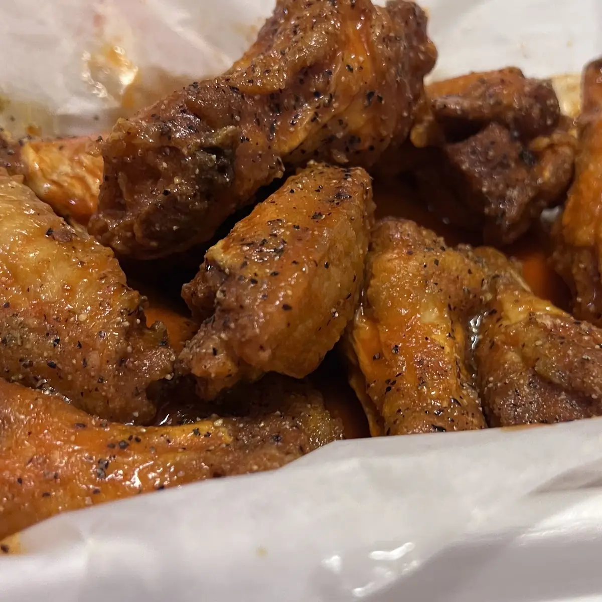 Hot with Lemon Pepper Wings