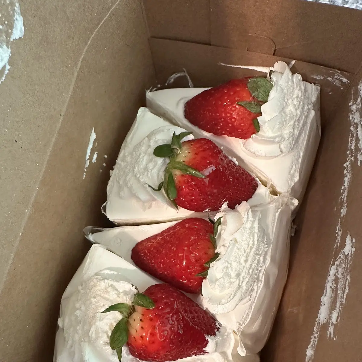 Strawberry Cake Slice