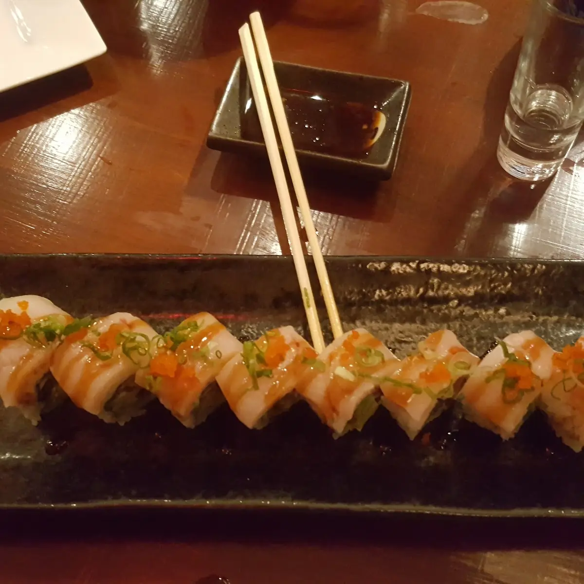 Bincho and Sake Nigiri