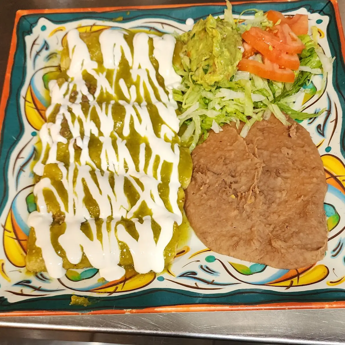 Enchiladas Verde Dinner